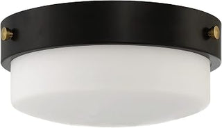 Craftmade Oak Street 12" Flushmount Flat Black