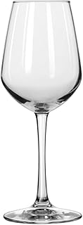 Libbey 7516 Vina Diamond Tall Wine, 12.5 oz., 8.625" Height, 3.25" Width, 8.625" Length, Large, Clear (Pack of 12)