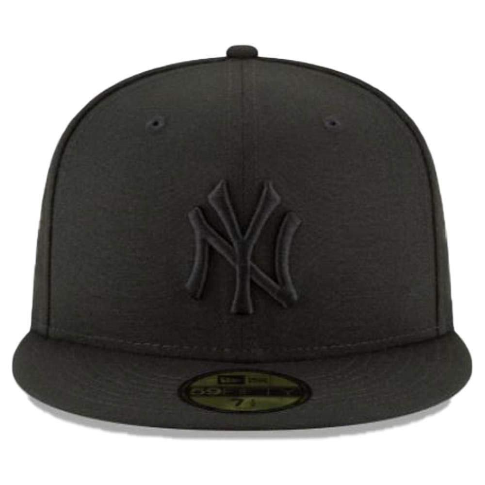 New York Yankees Black on Black Basic 59FIFTY Fitted by New Era – Black, Model 40828