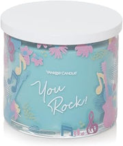 Yankee Candle 3-Wick You Rock Candle in Catching Rays Scent 14.5oz – Ideal Gift for Every Occasion Perfect for Men & Women