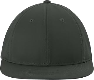 SPORT-TEK Unisex Pro-Cut Stretch-Tek Cap | Breathable Fitted Hat for Men & Women with Moisture Wicking Sweatband Iron Grey