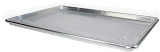 PanSaver Clear Sheet Pan Liners for Easy Clean Up - Disposable Buffet Pan Liners, Ovenable up to 400F (Bun Sheet Pan - 14.25 x 19 IN)