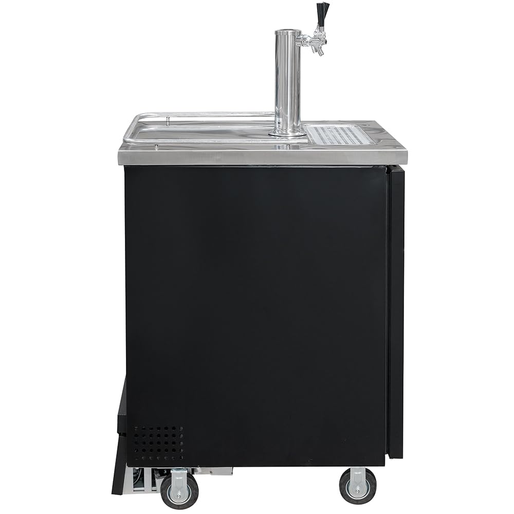 23 1/2" Kegerator Beer Dispenser by MOTAK – 25.98x32.28x48.03, In Description, Check Images, Model MBCBD-1-X