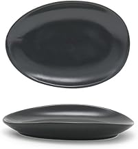 Front of the House DAP077BKP23 FOH, Tides Plate, 1" Height, 4" Width, 5.5" Length, Mussel