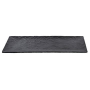 Serving Tray Matte Black Textured Melamine - 20"L x 10"W by HUBERT – 20"L x 10"W, Melamine, Black, Model M1416-BLACK