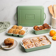 Nordic Ware 7 x 11 Baker / Green / 9.0 cups Rectangular Cake Pans