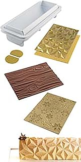 Silikomart Mould Set + 4 Silicone Mats in White / Gold / Brown