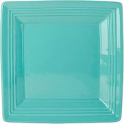 Tuxton Concentrix Island Blue Solid Color 8-1/2-Inch Square Plate, Case of 12, Blue/Turquoise; Scratch Resistant; Chip Resistant; Lead & Cadmium Free; Dishwasher, Microwave, Oven Safe
