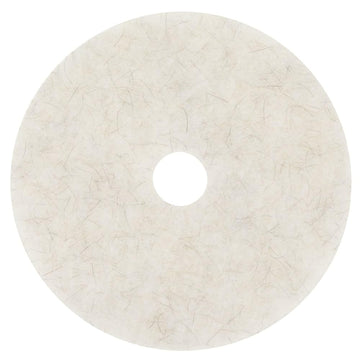 3M Burnishing Pad,20 In,White,PK5 3300-1 Each