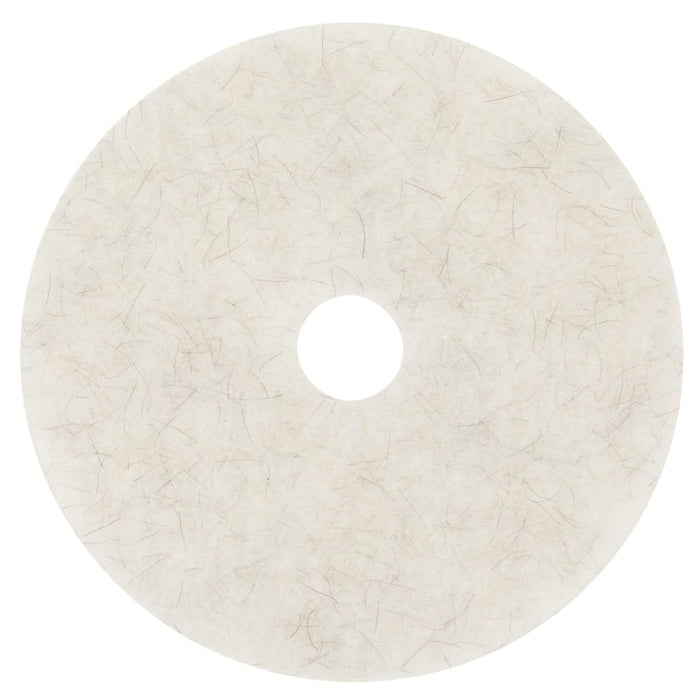 3M Burnishing Pad,20 In,White,PK5 3300-1 Each
