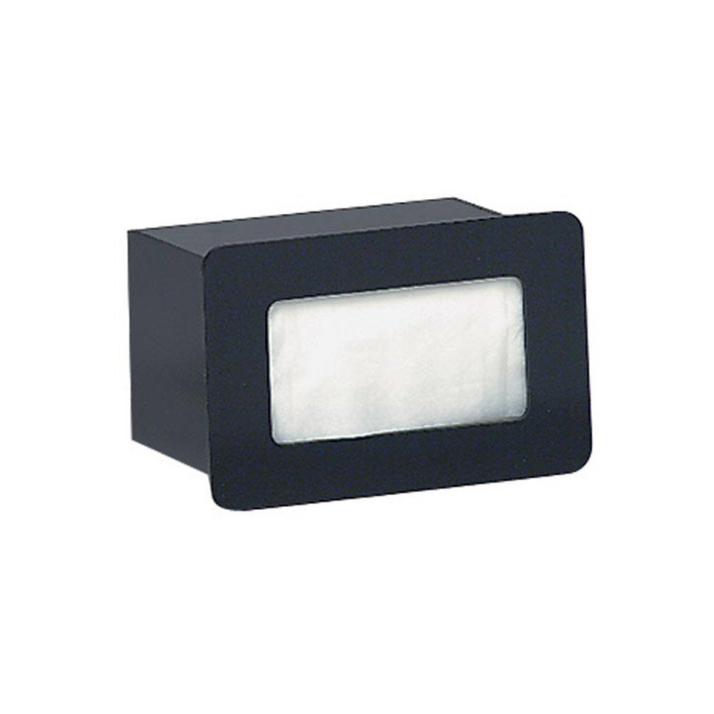 Built-In Napkin Dispenser by DISPENSE-RITE – Acrylic, Black, Model FMN-2