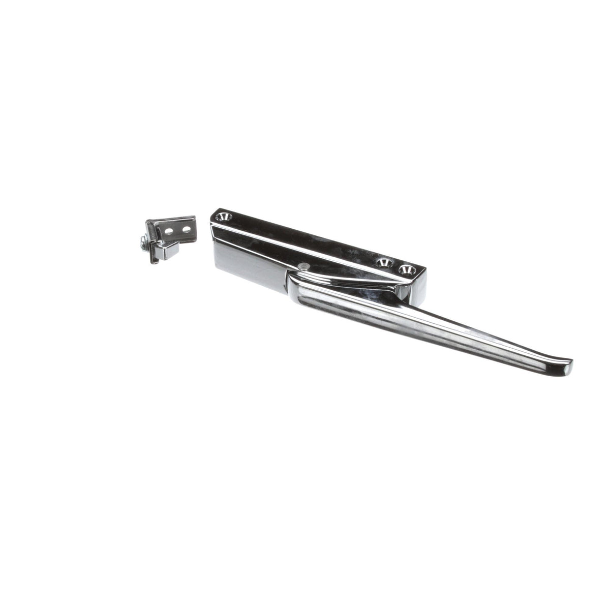Latch Chrome Straight Handle by Kason – 7.2" (L) x 12.2" (W) x 14.2" (H), Chrome, Model 174-000004