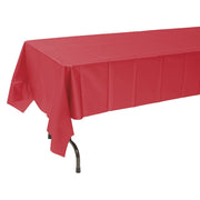 Table Mate Red Plastic Disposable Table Cover - 54" W x 108" L by TABLE MATE PRODUCTS INC – Plastic, Red, Model 77218549218