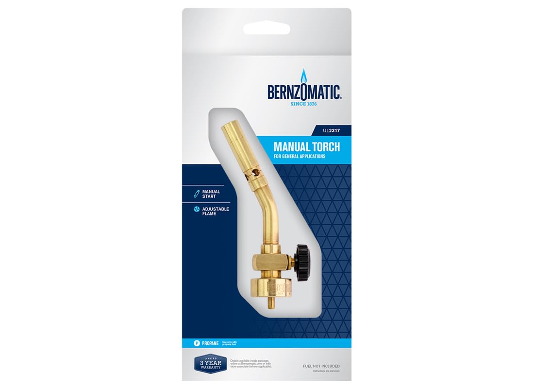 Basic Use UL2317 Brass Pencil Flame Propane Torch Head (UL2317 Torch) by c – No Size, Brass, Copper, Model 361540
