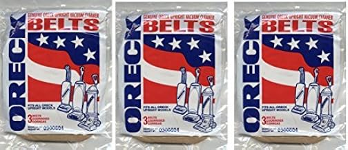 Oreck XL Genuine 3-pack Upright Vacuum Belts 0300604 (3 Packs = 9 Belts)