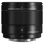 Leica DG SUMMILUX Lens (9 mm by Panasonic – wenig, black, Model H-X09E