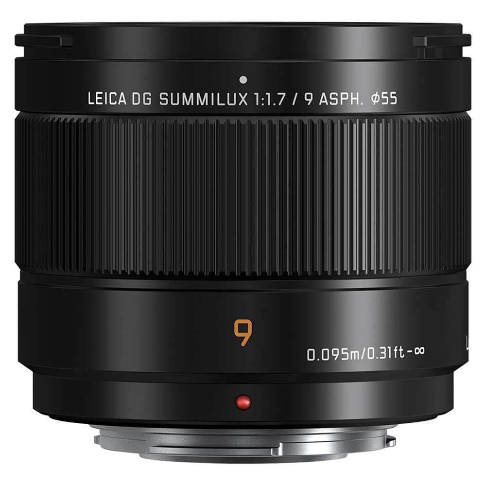 Leica DG SUMMILUX Lens (9 mm by Panasonic – wenig, black, Model H-X09E