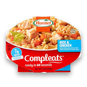 HORMEL COMPLEATS Rice & Chicken / 7.5 Ounce (Pack of 7) / 1 Seasoned Rice