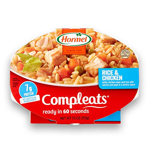 HORMEL COMPLEATS Rice & Chicken / 7.5 Ounce (Pack of 7) / 1 Seasoned Rice