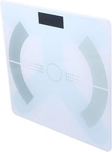 NOLITOY Smart Electronic Weight Scale and Quick Accurate Weight Readings with USB Charging Glass Body Fat Scale Stylish White for Home Use Suitable for Fitness and Health Enthusiasts