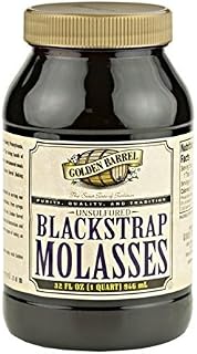 GOLDEN BARREL Blackstrap Molasses (12/32 fl. oz. Wide Mouth Case)