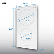 Summit Appliance White / 12 Inch / 1 Countertop Burners