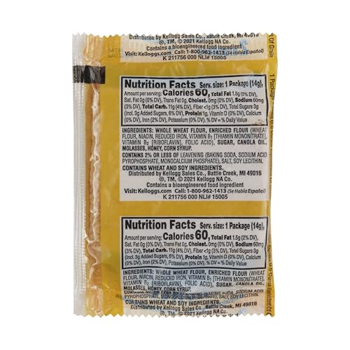 Kellogg's 0.49 Ounce (Pack of 200) / 1 / 200 Graham Crackers