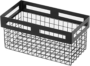American Metalcraft BNRB126 Twilight 12.5 x 6.5 x 6 Black Metal Basket