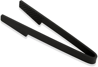 Kuhn Rikon10-Inch Large Silicone Chef's Tongs, Black