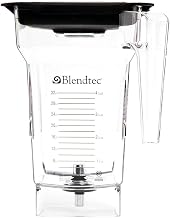 75-oz FourSide Jar w/ Black Hard Lid & 3" Wingtip Blade - Tritan, Clear