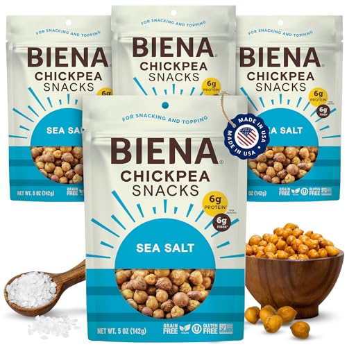 BIENA Sea Salt / 5 Ounce (Pack of 4) / brown Vegetable