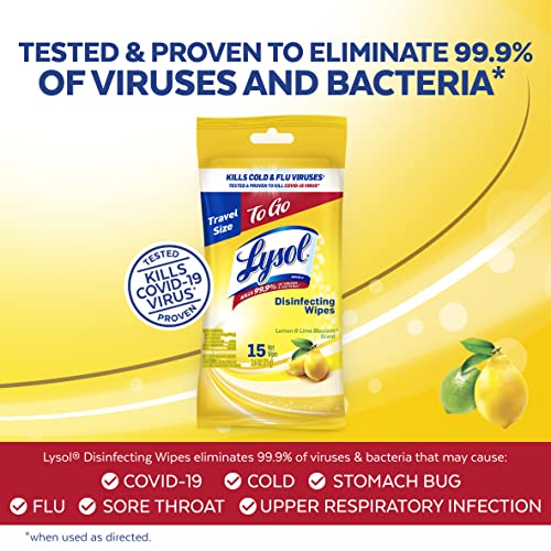 Lysol 15 Count (Pack of 2) / 30.0 / 2 Disinfectant Wipes