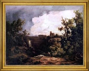 Art Oyster The Elder Karoly Marko Aqua Nera near Rome - 21" x 28" Premium Canvas Print with Gold Frame