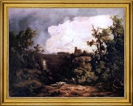 Art Oyster The Elder Karoly Marko Aqua Nera near Rome - 21" x 28" Premium Canvas Print with Gold Frame