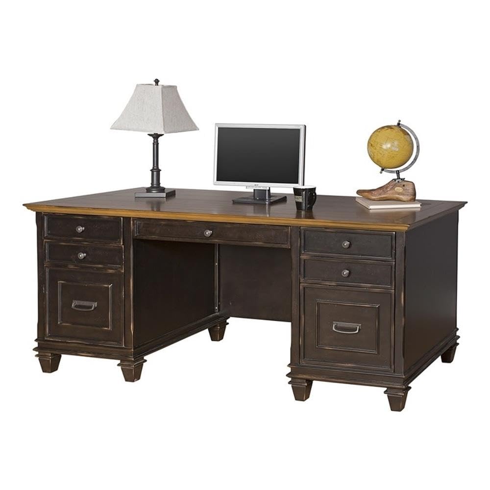 Martin Furniture Black-brown / Desk / Size Pillow410 Home Office Desks
