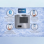 Scotsman 464 lb / Day - 120 lb Ice Bin - Medium Cube / 120.0 pounds / 1 Ice Makers