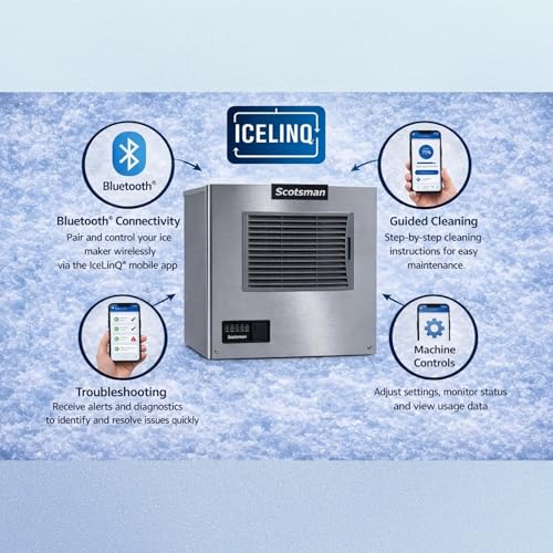 Scotsman 464 lb / Day - 120 lb Ice Bin - Medium Cube / 120.0 pounds / 1 Ice Makers