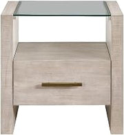 Steve Silver Garland Blonde End Table in Tan