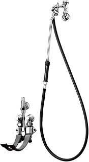 T&S Brass B-0677 Bedpan Washer Pedal Valve Breaker Extended Spray Outlet with 5-Feet Hose