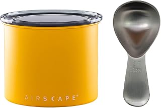 Planetary Design Airscape Stainless Steel Coffee Canister & Scoop Bundle - Food Storage