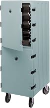 Cambro APT-1826DBC401 1826DBC401 Slate Blue Double Compartment Food Storage Box Camcart Carrier