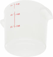 Carlisle FoodService Products 6 Quart (Pack of 1) / 1 / White Containers