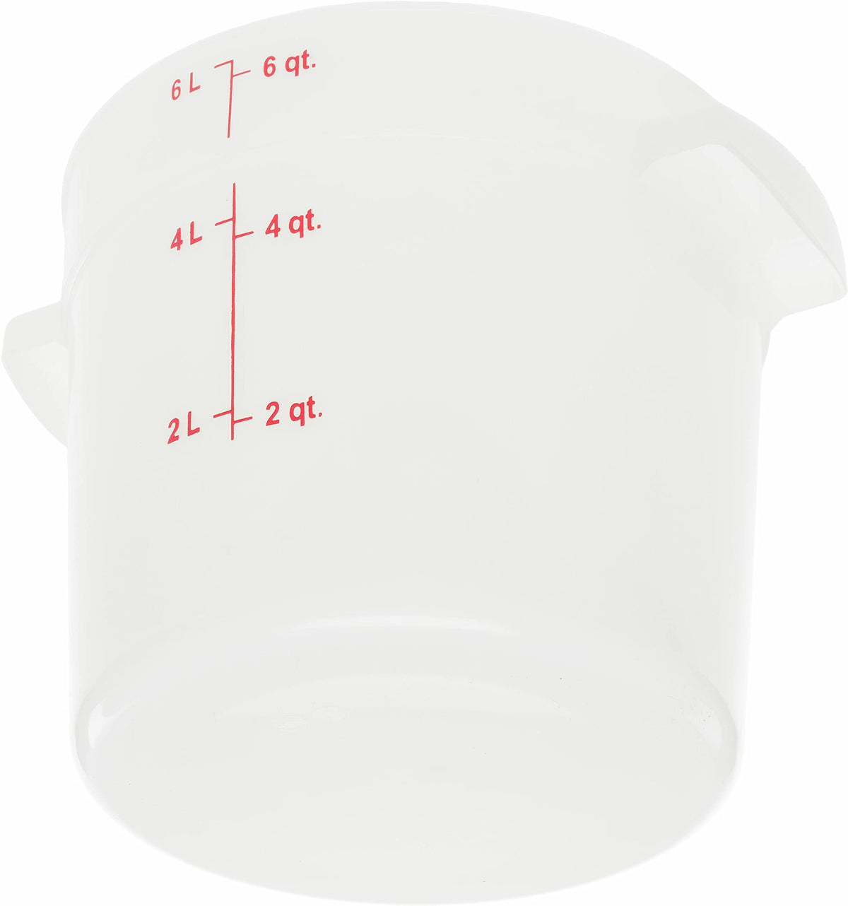 Carlisle FoodService Products 6 Quart (Pack of 12) / 12 / White Storage & Transport
