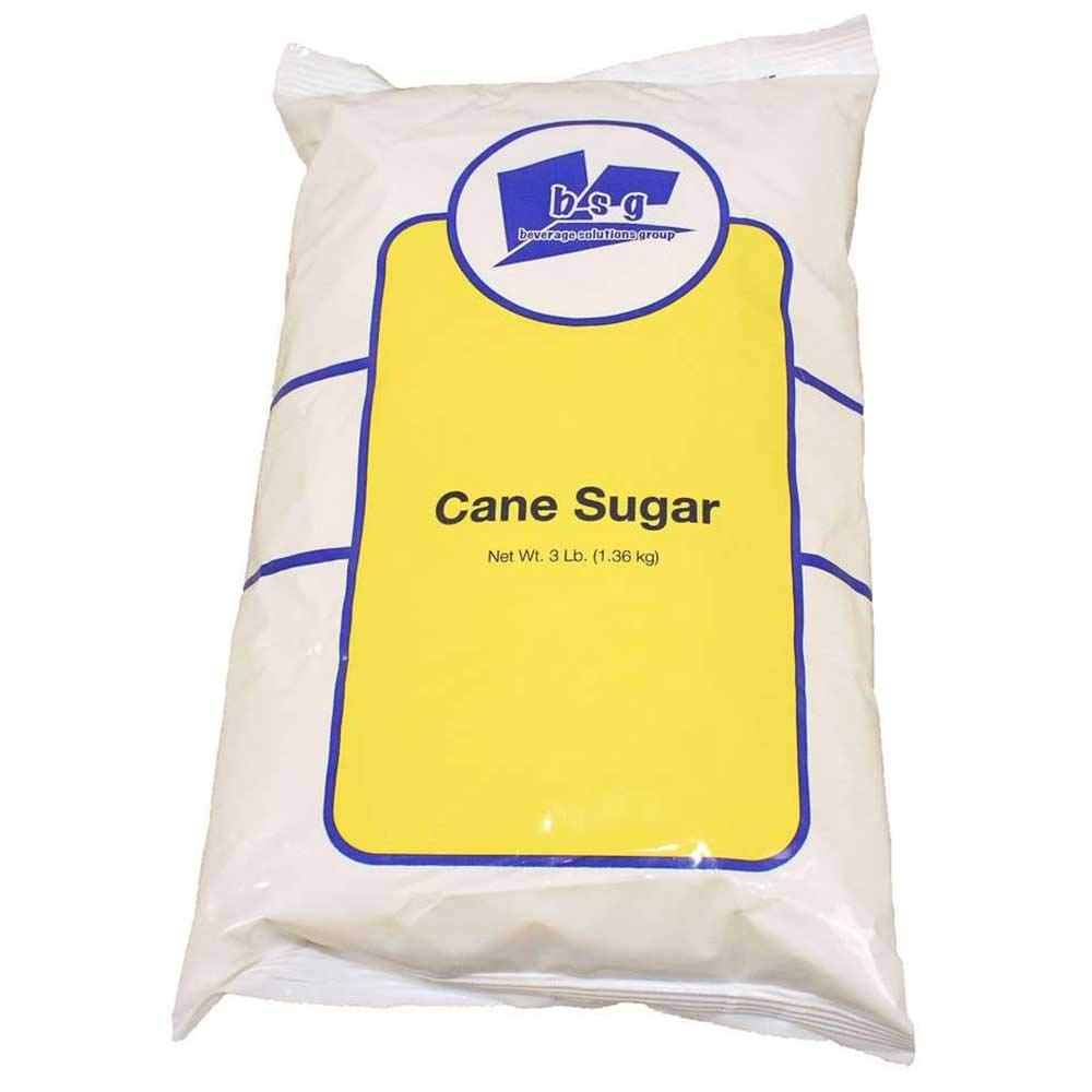 Beverage Solutions Granulated Cane Sugar by Perfect Servings – 48 Ounce (Pack of 6), Pack of 6