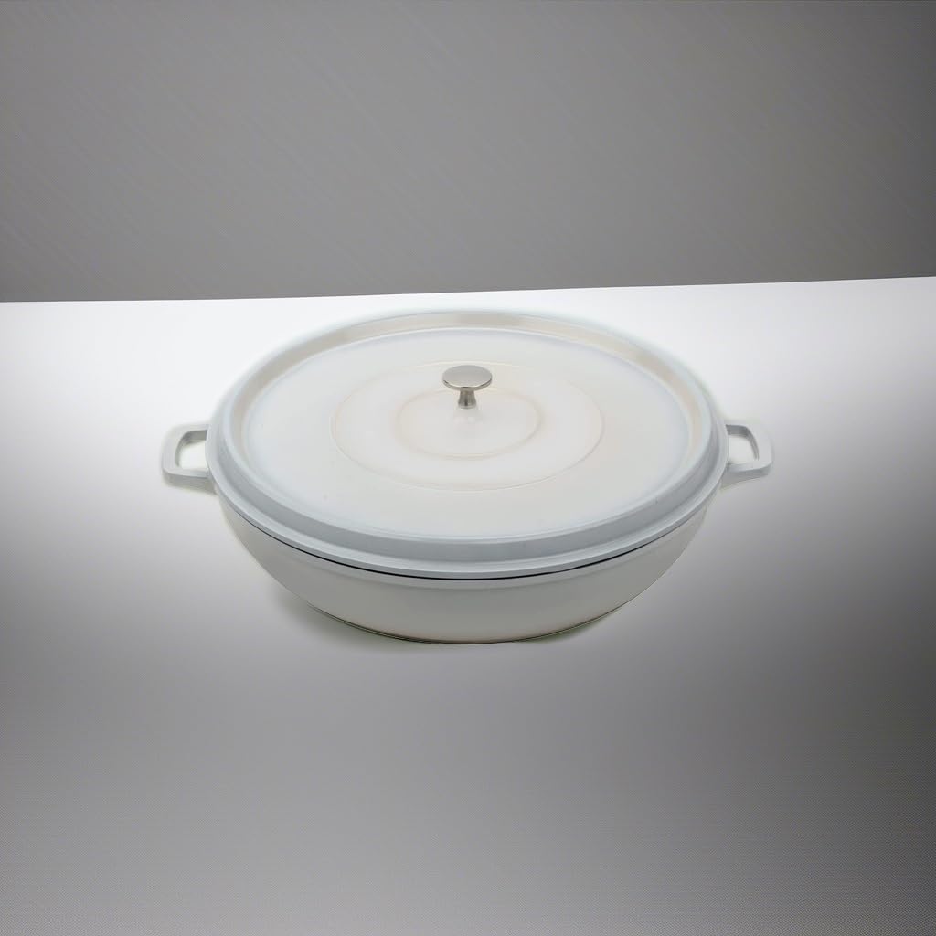 GET 0.75 Quart / Round / White Dutch Ovens