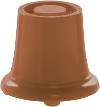 HUBERT Small Terra Cotta Melamine Pedestal - 3 1/2"Dia x 2 3/4"H