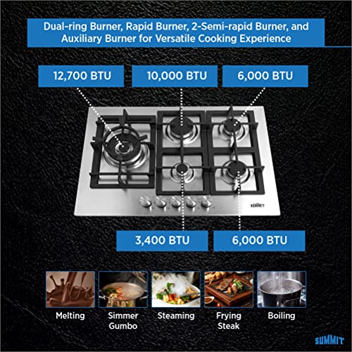 Summit Appliance Stainless Steel / 30 Inch / Natural Gas Categories