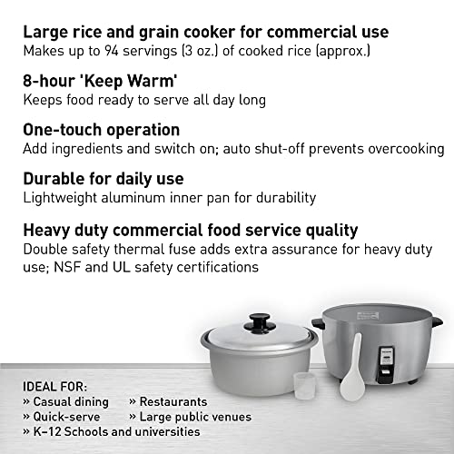 Panasonic 23 Cup / 120V / Cooker Commercial Rice Cookers