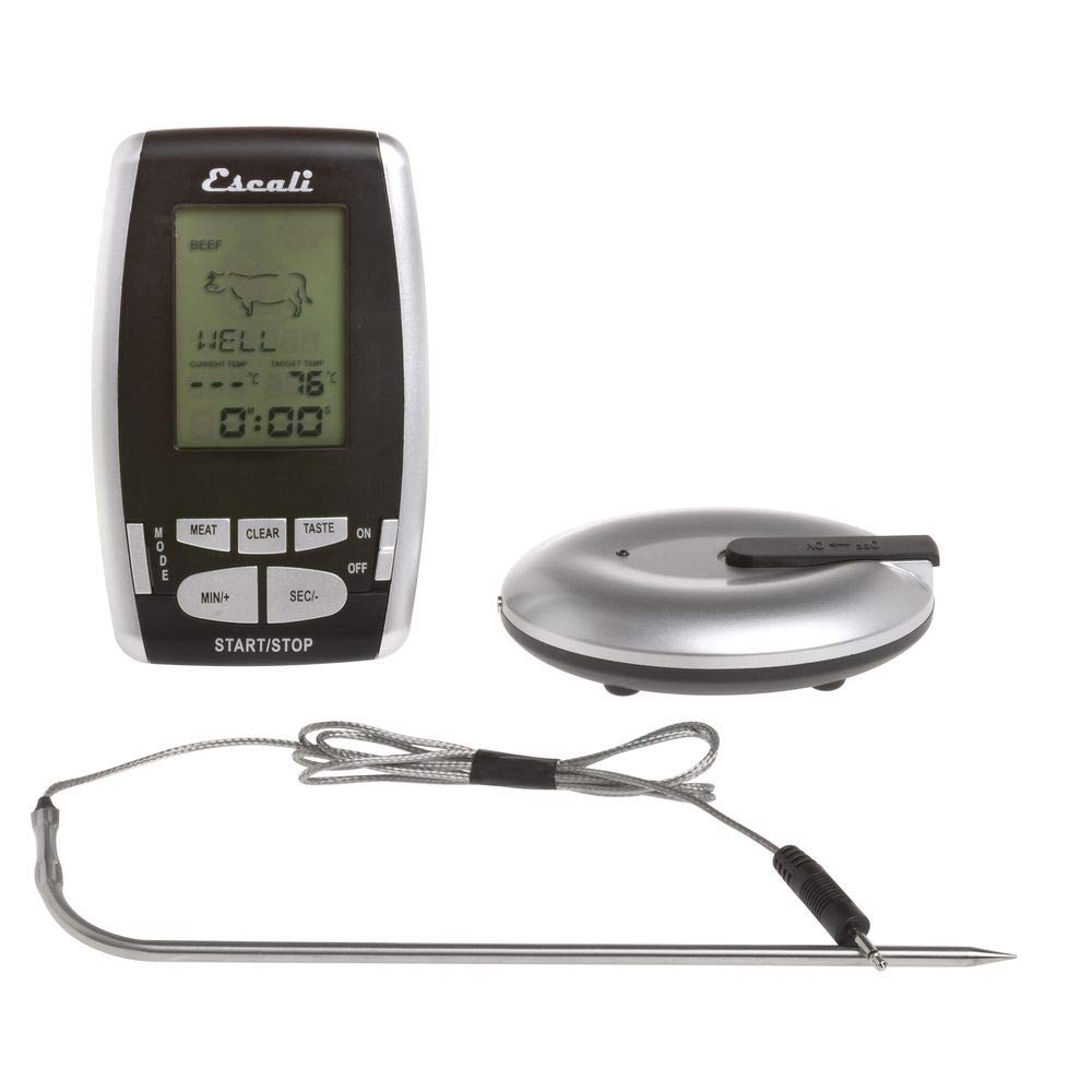 San Jamar Wireless Remote Thermometer and Timer by Carlisle – Plastic, Model THDGWL