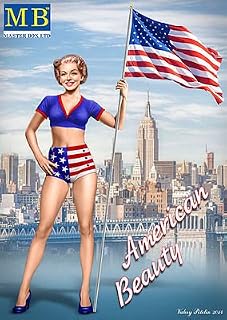 Masterbox American Beauty Girl PIN-UP Series, KIT № 2 Betty 1/24 24002